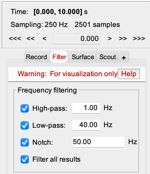 Brainstorm raw data viewer