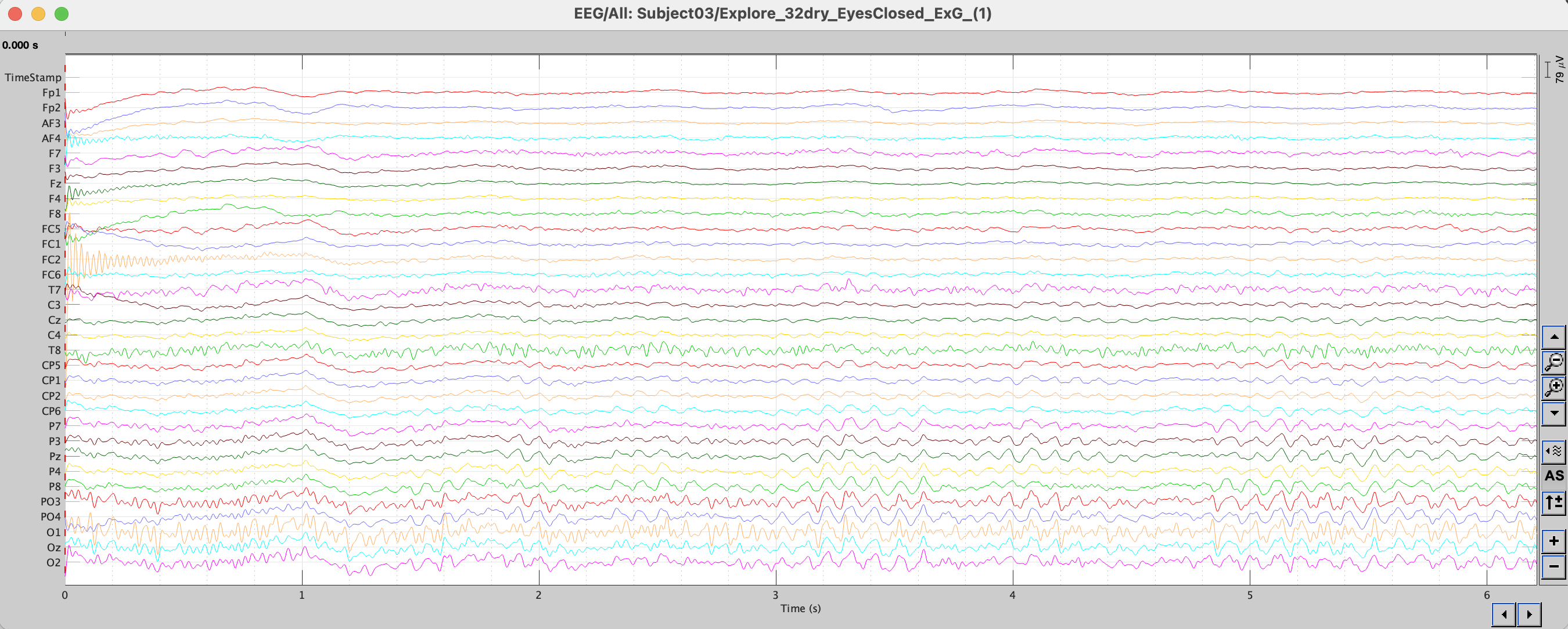 Brainstorm raw data viewer