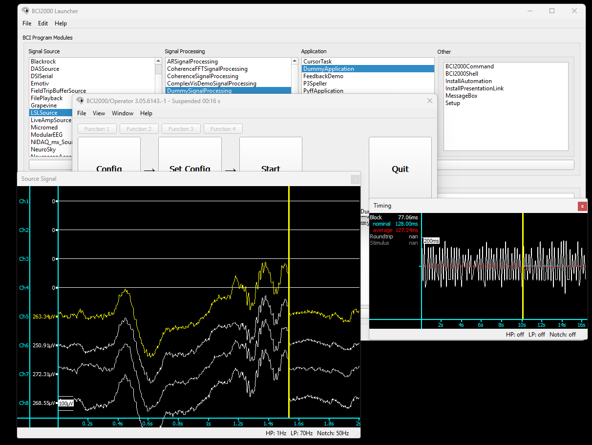 BCI2000 signal visualizer